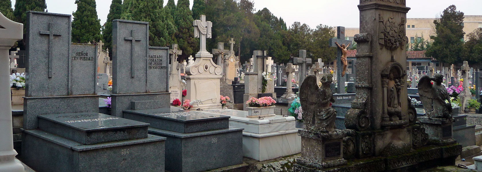 Ein Friedhof in Spanien