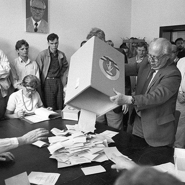 Kommunalwahl in der DDR, 1989