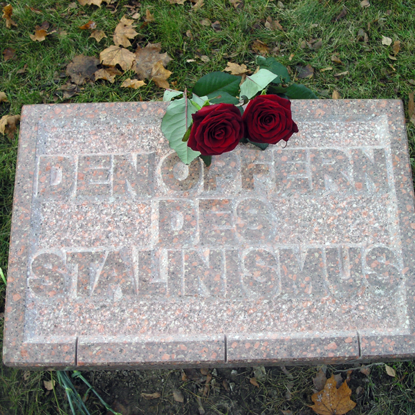 Gedenkstein für die Opfer des Stalinismus