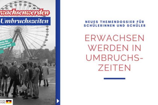 E-Cover "Erwachsenwerden in Umbruchszeiten"