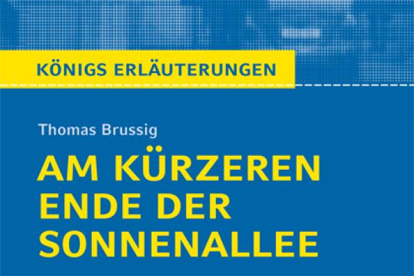Cover der Publikation "Königs Erläuterungen: Am kürzeren Ende der Sonnenallee"