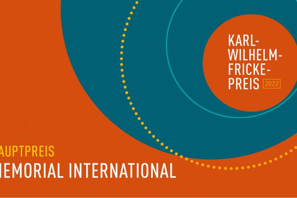 Hauptreis Karl-Wilhelm-Fricke-Preis Memorial International