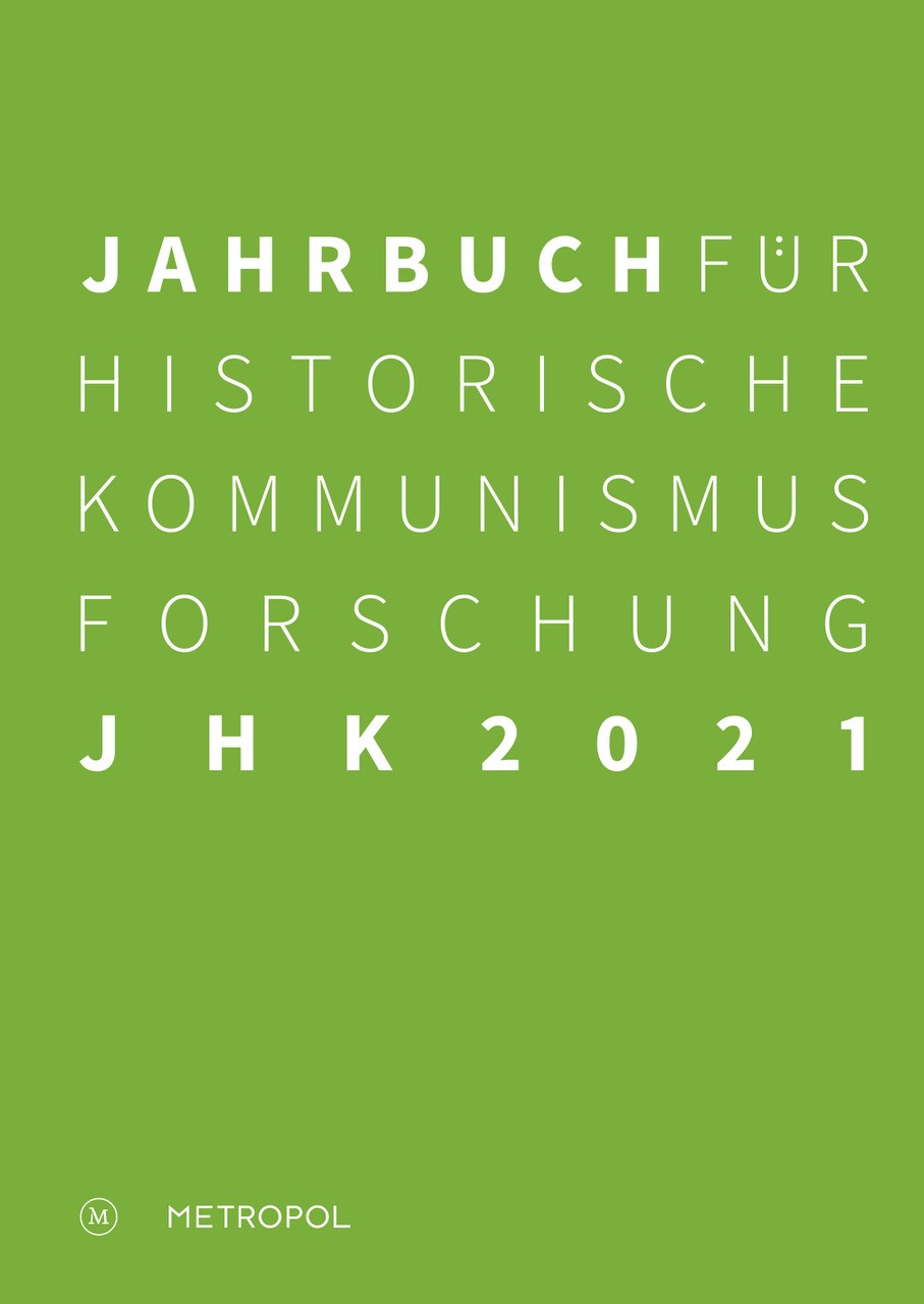 Cover des Jahrbuch für Historische Kommunismusforschung 2021 